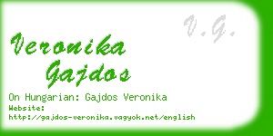 veronika gajdos business card
